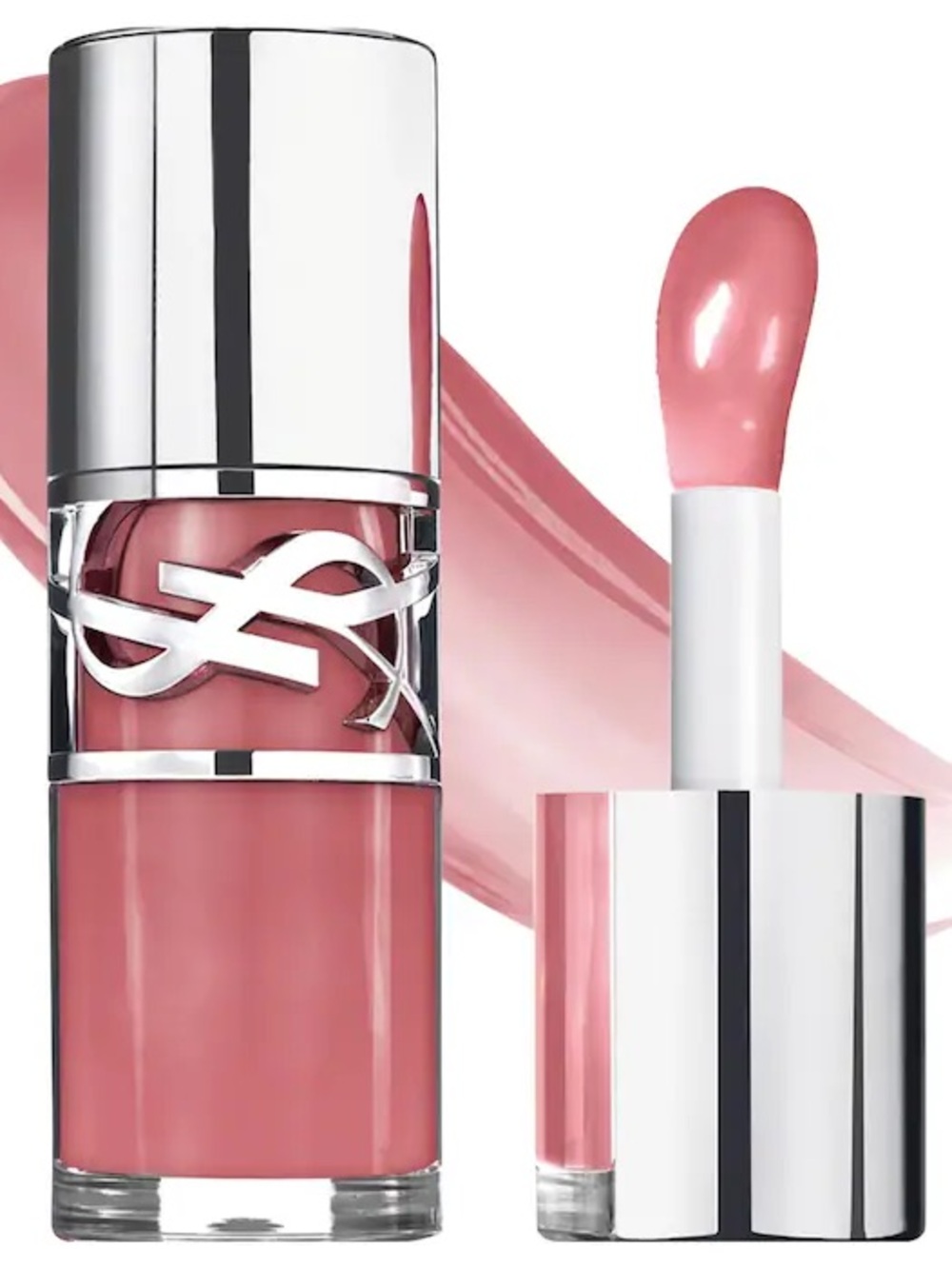 YSL Loveshine Plumping Lip Oil Gloss-Color: 44 Nude Lavalliere -iconic pink nude